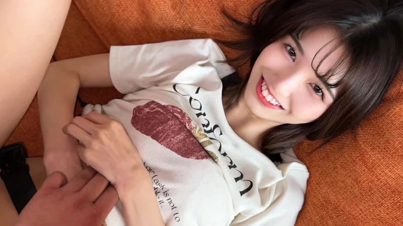 smjs217 すみれさん 倉本すみれ 白Tシャツ 笑顔 密着 