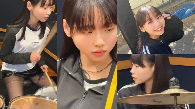 oshi017 とうか 花鳥斗架 軽音部 バンド女子